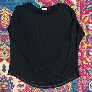 Barefoot dreams, Malibu collection women’s size medium, long sleeve black top
